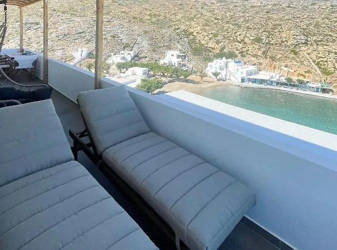 Lägenhet Droufakos' Home, Lux Seafront W. View Cherronisos (Sifnos)